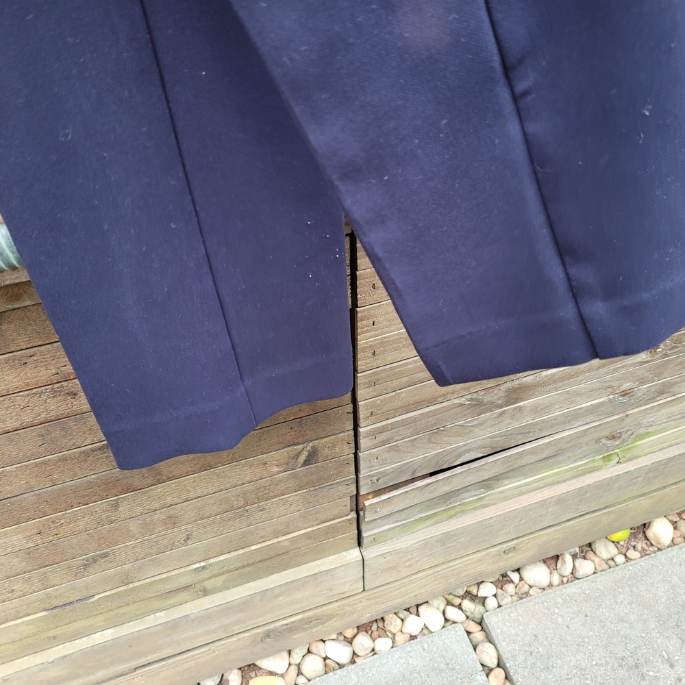 Ann Taylor Women's "Sophia" Navy Blue Pants. 2 PAIR In One Lot. Size 6. - Picture 10 of 11